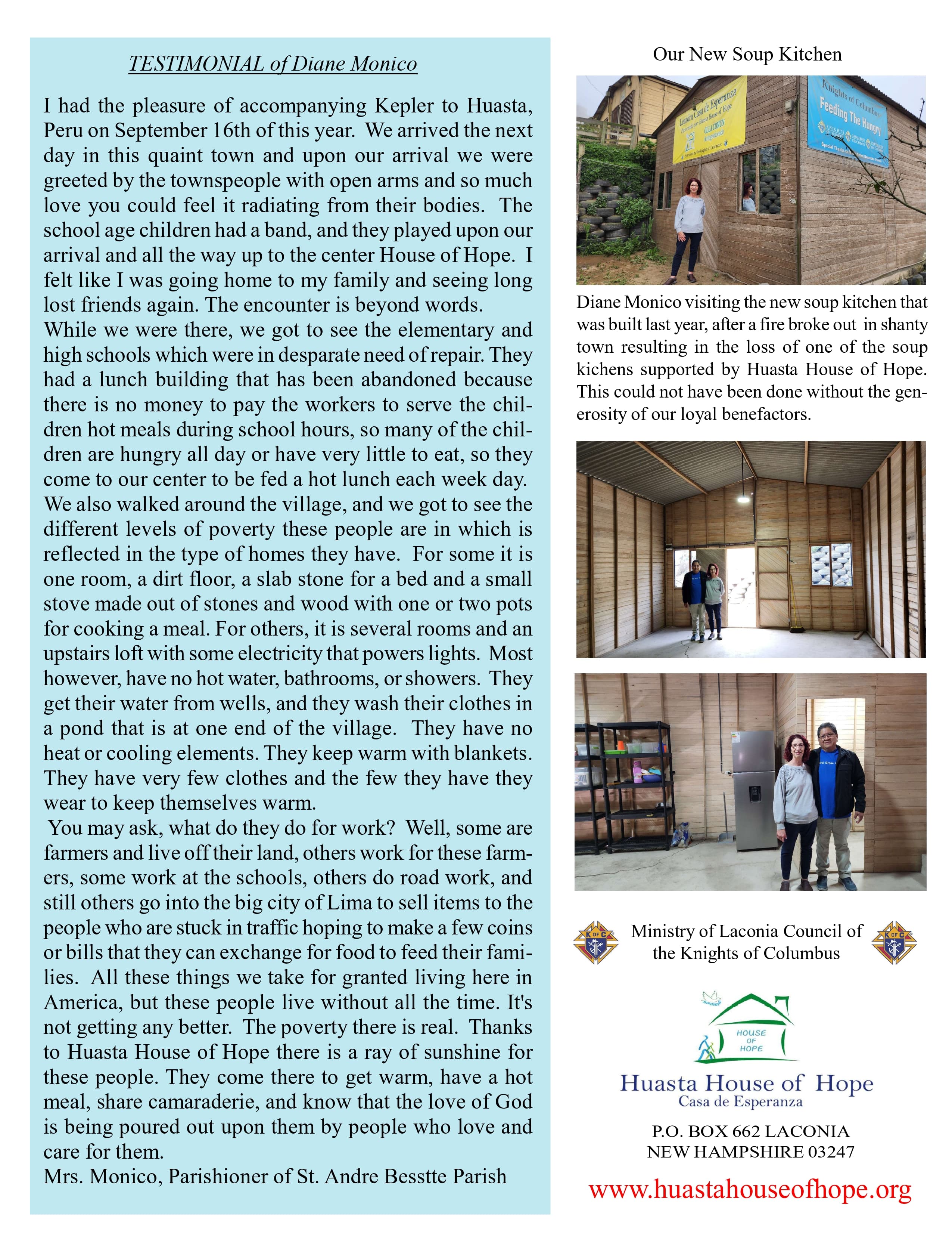 Photo for Diane Monico's testimonial